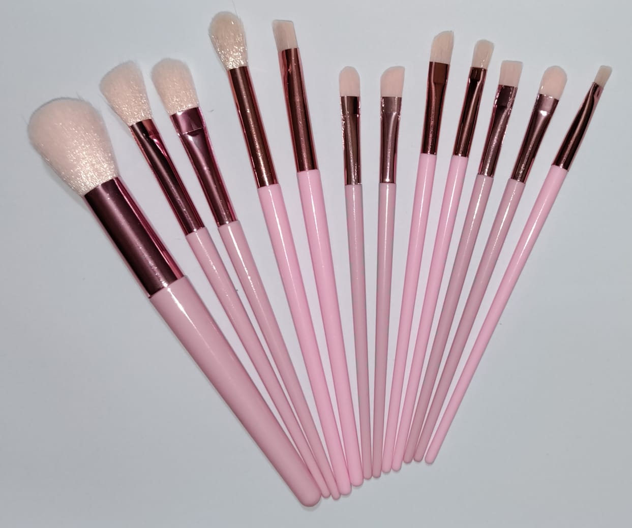 13 Pieces Soft Fluffy Makeup Brush Set– Complete Pink Makeup Brush Kit