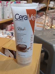 CeraVe Rice Foaming Cleanser – Hydrating, Nourishing &amp; Deep Cleansing Face Wash